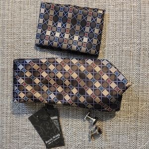 Barry Wang men's Boxed Tie Set